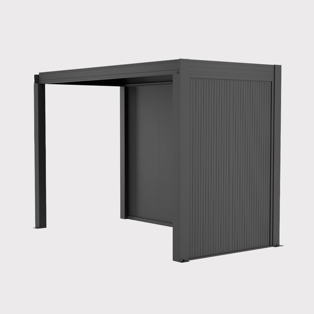 Pergola 400x200x280 cm z LED, element carportu