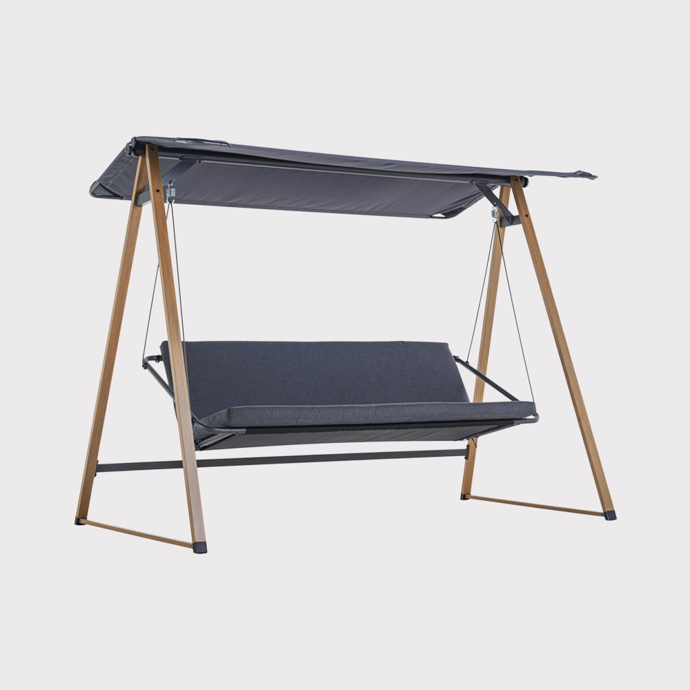 Huśtawka ogrodowa Herning z zadaszeniem