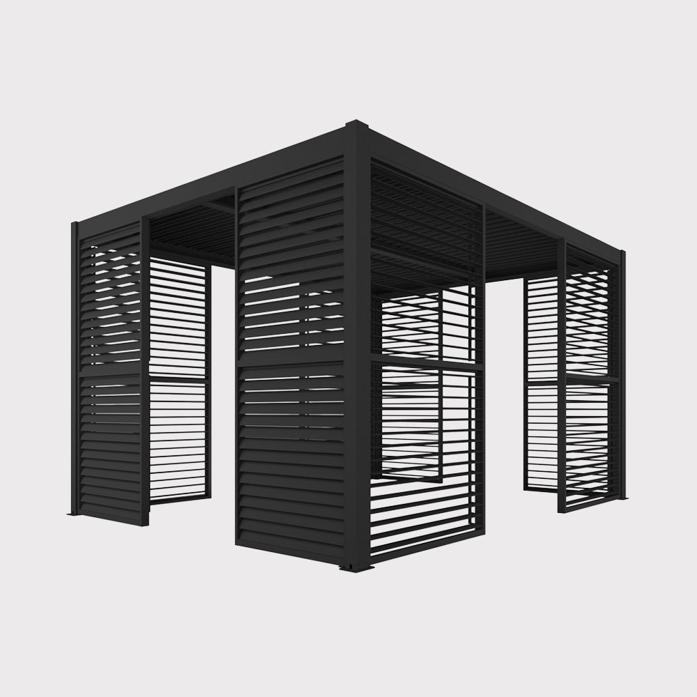 Panel żaluzjowy Luxe 123×238 cm antracyt