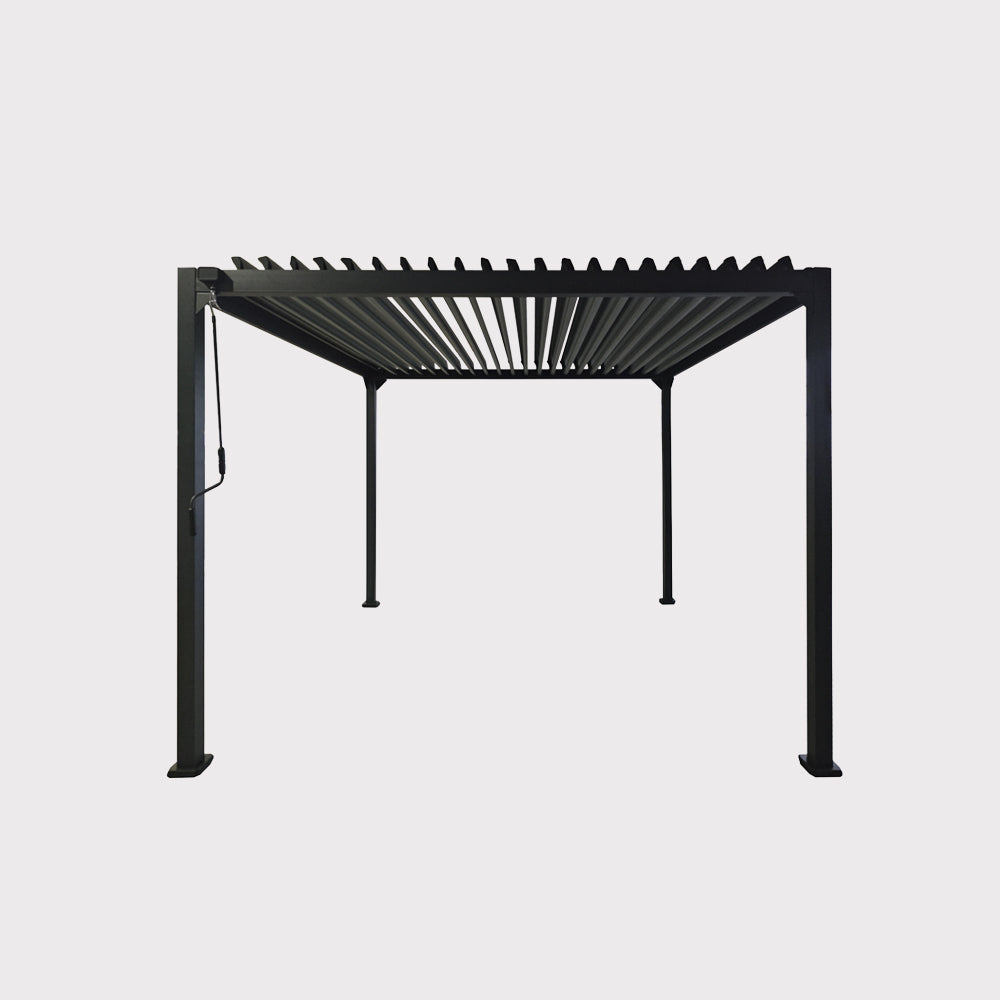 Aluminum garden pergola 3×4×2.3 m with a steel roof