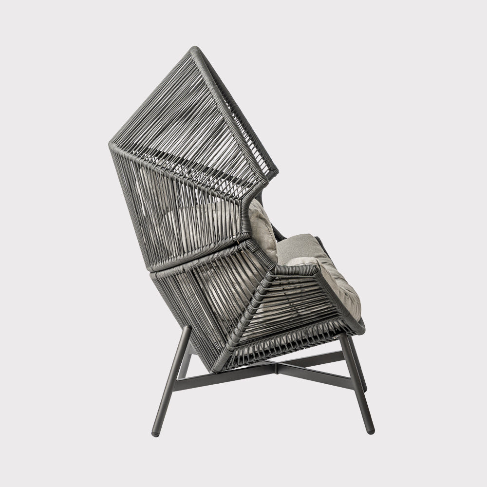 HOLA garden chair, gray