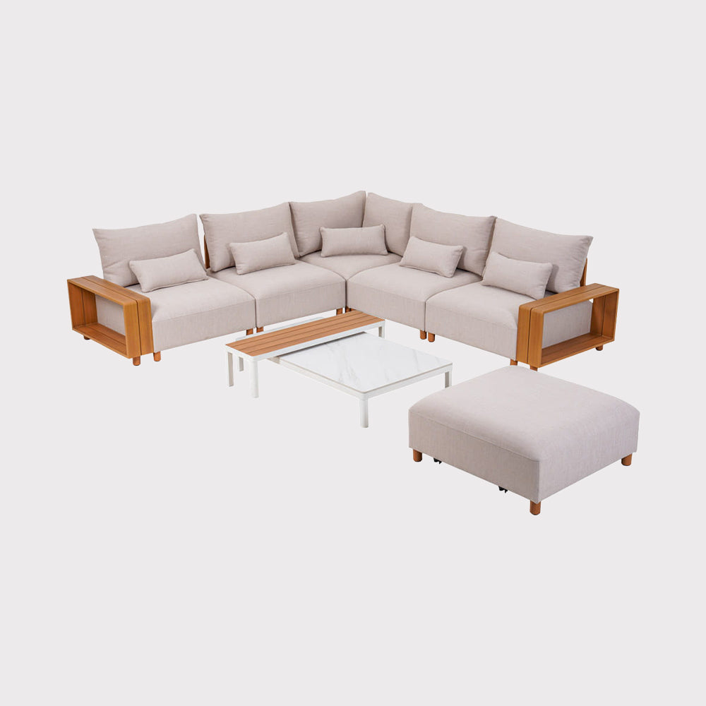 Kalem Lounge-Möbelset – beige