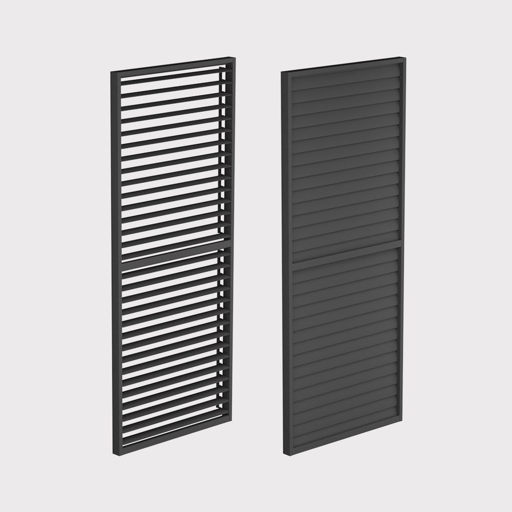 Luxe Louvre Panel 123x218 cm anthracite